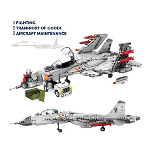 لگو کریتور هواپیمای بمب افکن مدل SEMBO 1186pcs Bomber Fighters_اسباب بازی